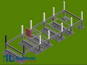 Kết cấu móng nhà 4 tầng