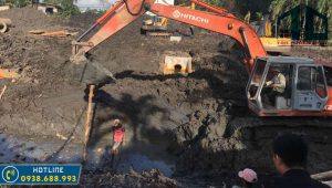 Thi công đóng cừ tràm